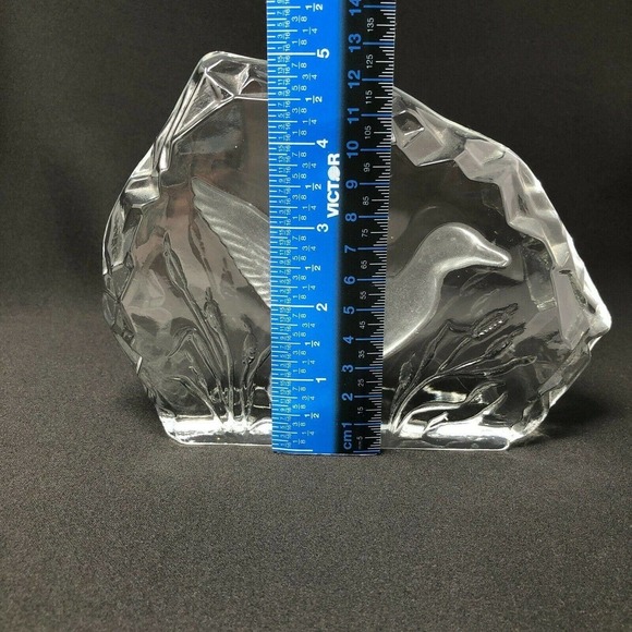 Large Duck In Flight Art Glass Sculpture - Picture 10 of 11